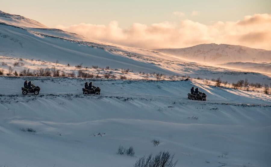Reykjavik Quad Bike Twin Peaks Tour - Leaving Reykjavik for Lake Hafravatn