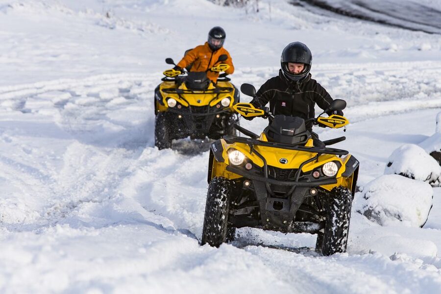 Reykjavik Quad Bike Twin Peaks Tour - Getting comfortable before the mountain tracks
