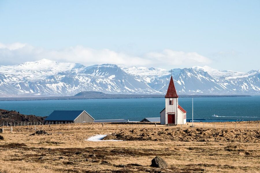 Reykjavik: Snaefellsnes & Mt. Kirkjufell Guided Minibus Tour - Búðakirkja is small, stark, and wonderfully photogenic