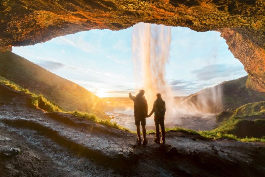 Reykjavik: South Coast Waterfalls & Glacier Small-Group Tour - Skógafoss gives the day an immediate jolt
