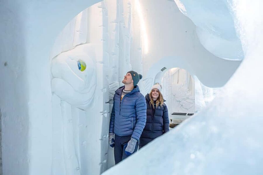 Rovaniemi: Arctic Snow Hotel Tour - The one-hour coach ride each way