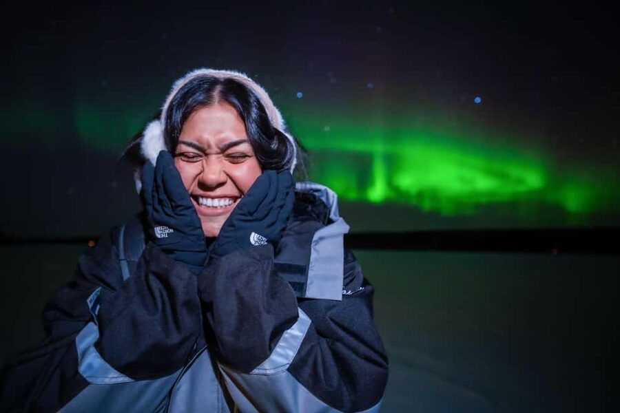 Rovaniemi: Discover the Northern Lights Photography Tour - Stop one: the first secret photo location