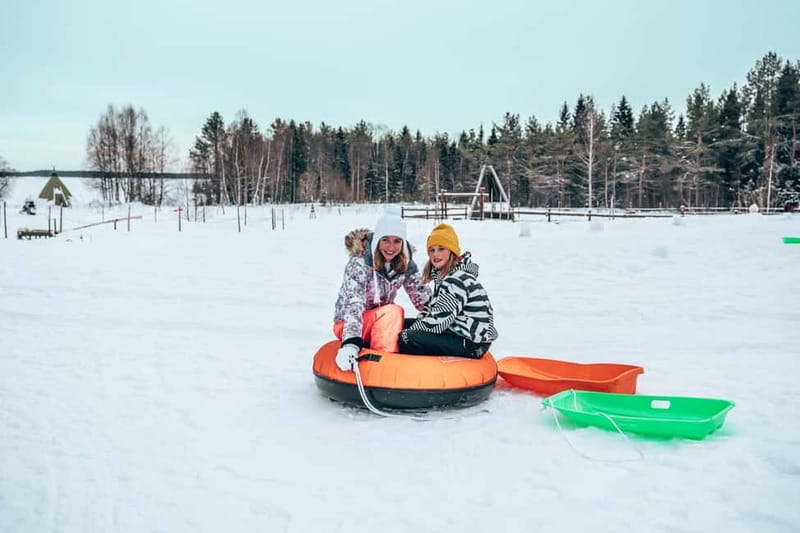 Rovaniemi: Full-Day Snow and Fun Activities - Huskies first, with a short sled ride
