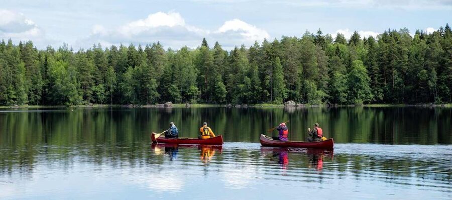 Rovaniemi: Guided Wilderness Kayaking Adventure - A quiet lake instead of a river trip