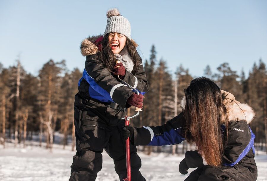 Rovaniemi: Ice Fishing Experience - How the weather changes the experience