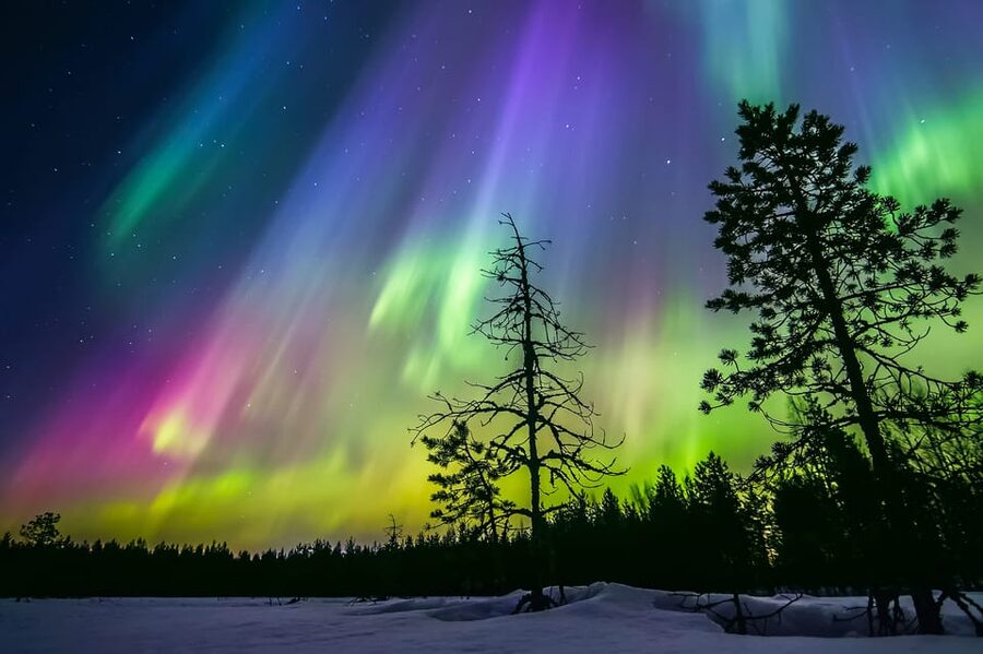 Rovaniemi: Ice Floating in Forest Lake with Aurora Borealis - Staying warm when the suit is not enough