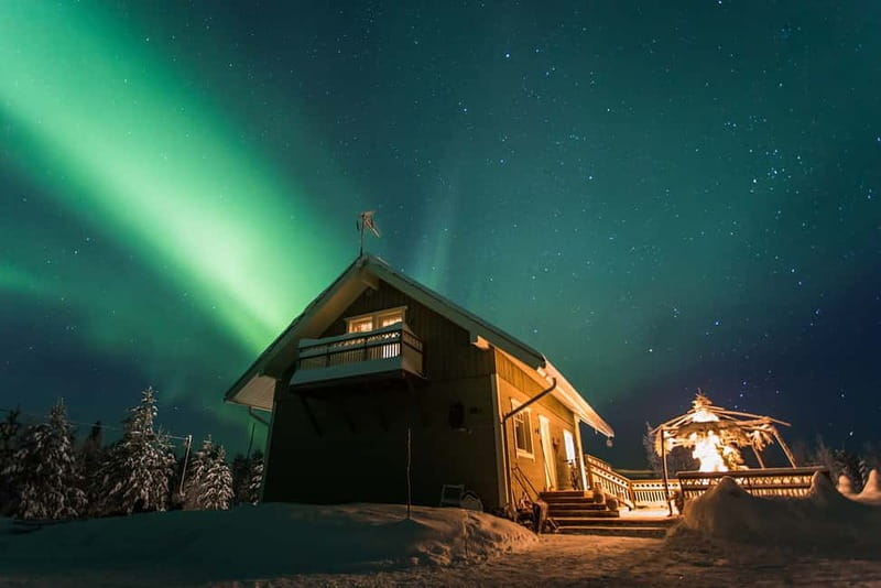 Rovaniemi: Lakeside Private Sauna with Aurora Borealis - From Rovaniemi pickup to the forest complex