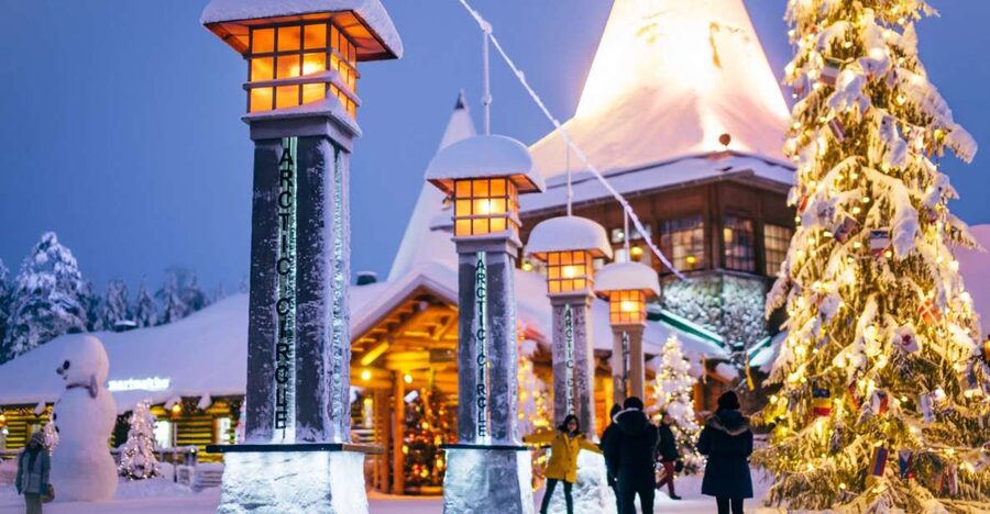 Rovaniemi: Meet Santa Claus, Reindeer Sleigh Ride & Huskies - Crossing the Arctic Circle without the folklore confusion