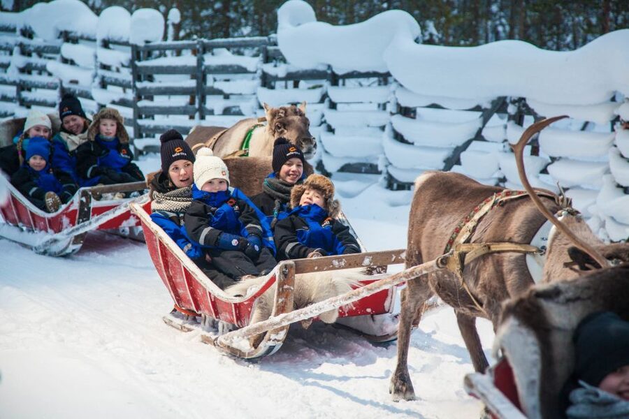 Rovaniemi: Santa’s Village & Snowmobiling to Reindeer Farm - One day, two very different sides of Lapland