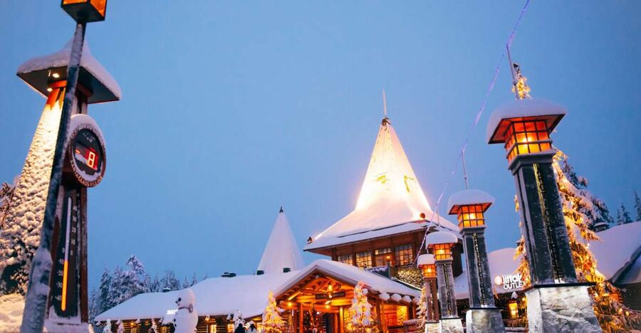 Rovaniemi: Santa’s Village & Snowmobiling to Reindeer Farm - Santa Claus Village and the official Christmas routine