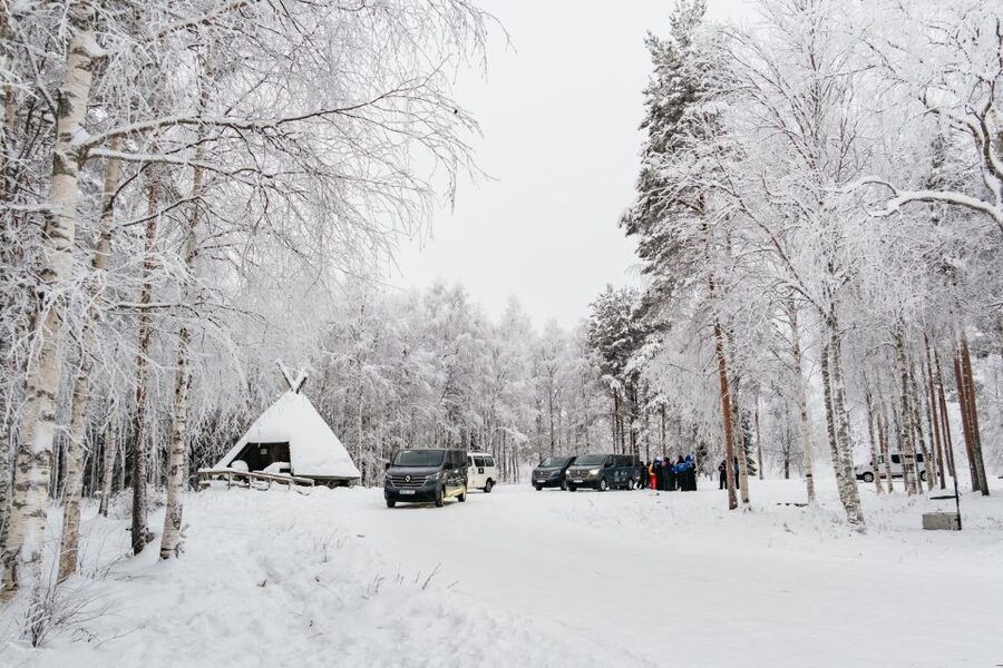 Rovaniemi: Snowmobile Safari, Reindeer & Husky Sleigh Ride - One hour on the snowmobile trail