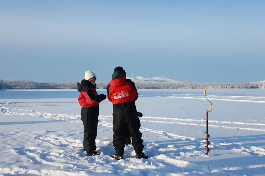 Ruka: Ice fishing trip - Starting the morning in Ruka