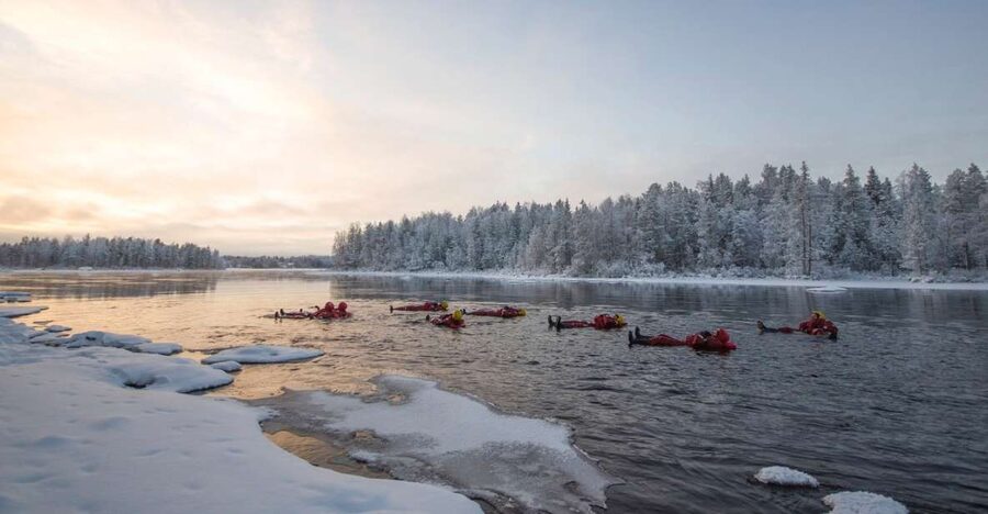 Ruka: River Floating - The safety briefing is part of the experience