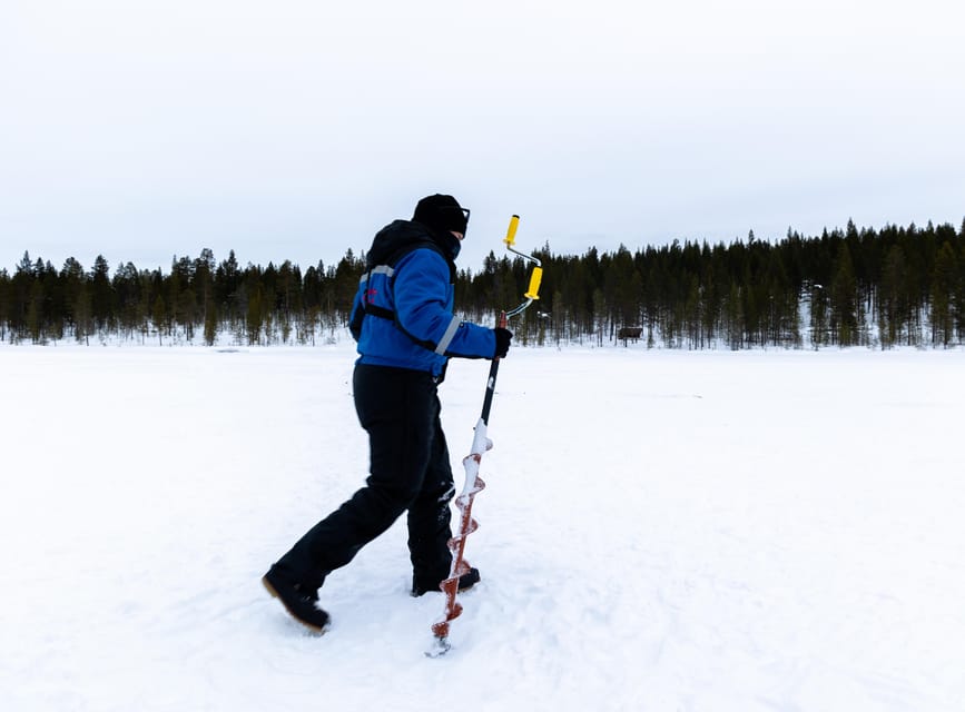 Saariselkä: Ice Fishing Safari by Snowmobile - Key points at a glance