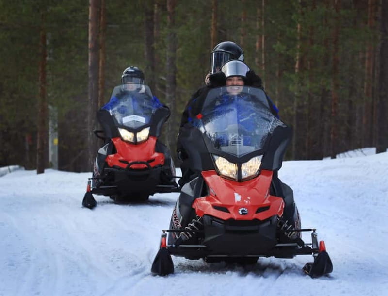 Saariselka: Snowmobile Safari on Tundra with BBQ - Forest tracks, open fields, and winter views