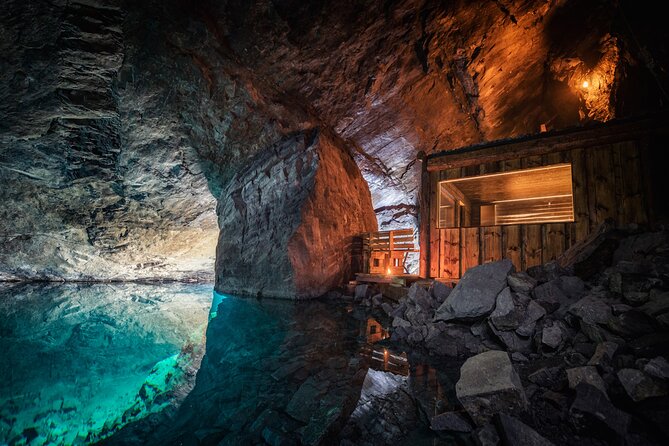 Sauna Ritual of the Lady of the Mine Experience - The underground sauna beside the lake