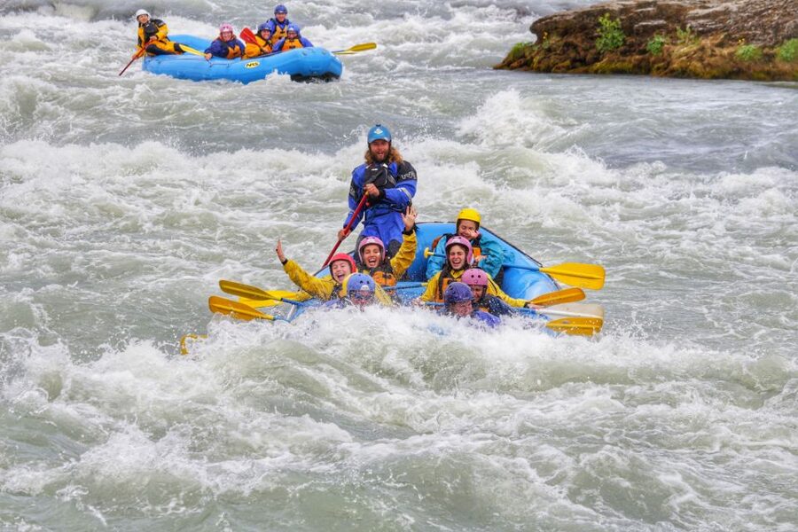 Selfoss: Golden Circle Rafting Tour - Rafting into Gullfoss canyon