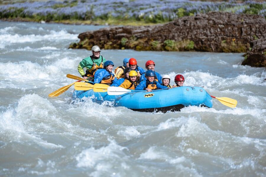 Selfoss: Golden Circle Rafting Tour - Calm water, canyon walls, and playful rapids