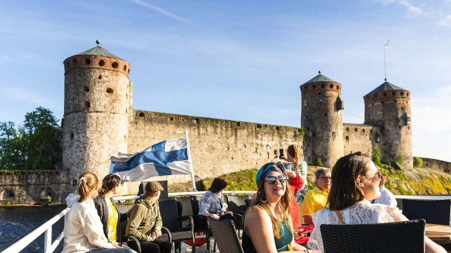 SIGHTSEEING CRUISE AROUND SAVONLINNA - Setting out aboard m/s IEVA or m/s ELVIIRA