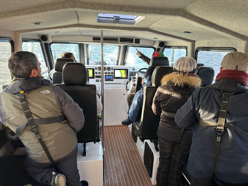 Skjervøy: Orca and Whale-Watching comfort heated Boat Trip - Meeting the boat at the Skua Nature flag