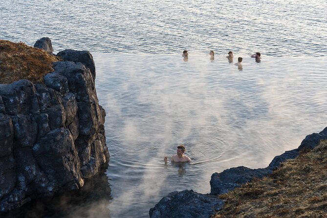 Sky Lagoon Ticket with 7-Step Ritual and Transfers from Reykjavik - Swim-up drinks, snacks, and extra costs