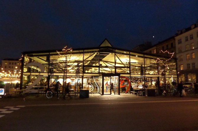Small-Group Gourmet Evening Walking Tour of Copenhagen with Market Visit and Dinner - Dinner with a main course, wine, or juice