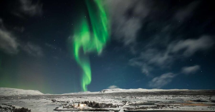 Small-Group Premium Northern Lights Tour from Reykjavik - Leaving Reykjavik under a darkening sky