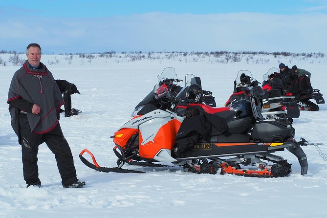 Snowmobile safari in the mountain plateau of Finnmarksvidda - What the five-hour route is like