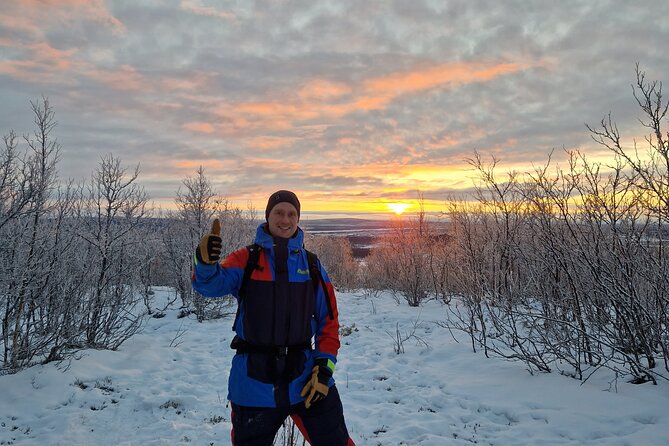 Snowshoe up a Mountain - Snowshoeing above Kiruna’s winter forest
