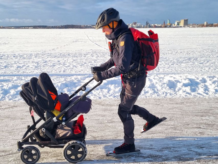 Stockholm: Family Friendly Private Ice Skating Tour & Lunch - Weather is the one firm limitation