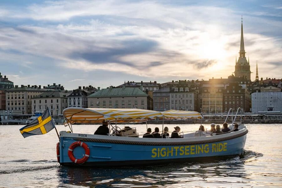 Stockholm: Guided City Sightseeing Open Electric Boat Tour - Vasa Museum and ABBA The Museum