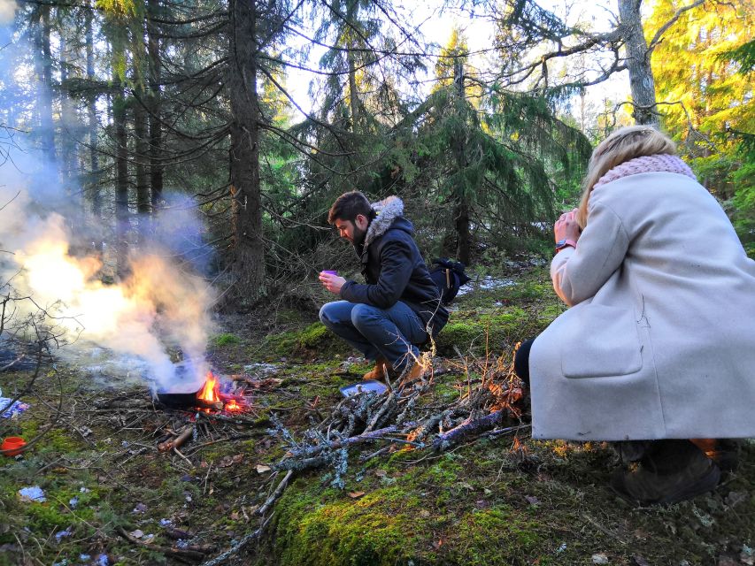 Stockholm: Nature Hike with Campfire Lunch - Winter daylight, animals, and frozen water