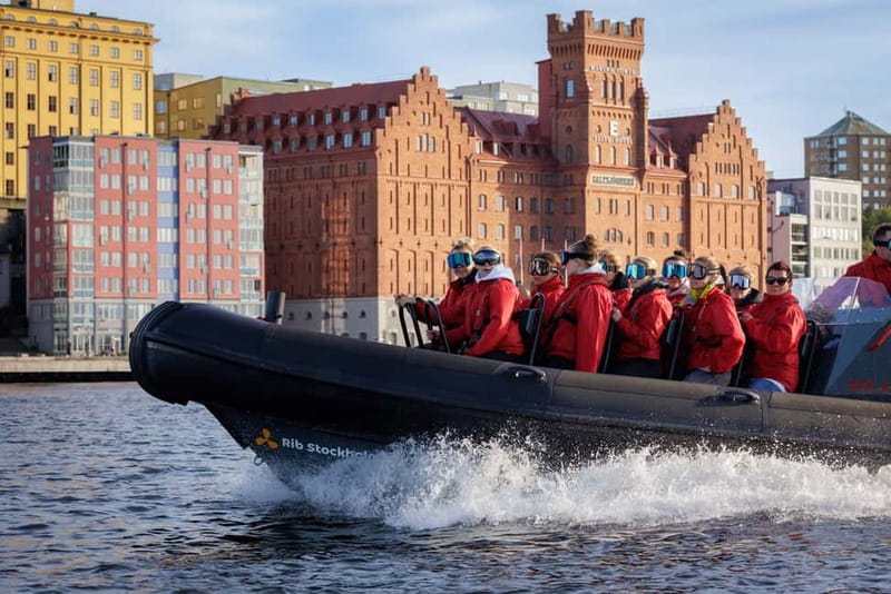 Stockholm: RIB Speed boat tour incl. island visit - The RIB ride through Stockholm’s islands