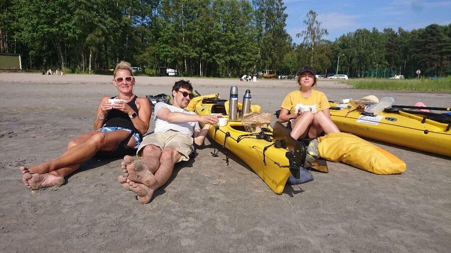Stockholm: Self Guided Kayak Adventure - Starting beside Klara sjö