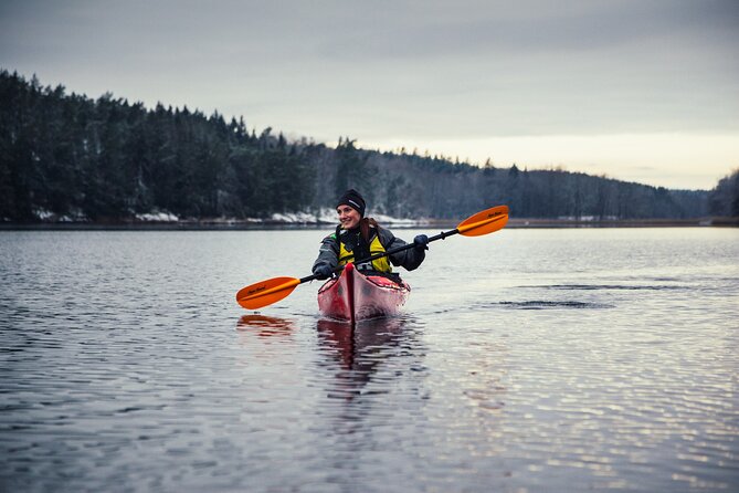 Stockholm: Winter Kayaking, Swedish Fika and hot Sauna Experience - Norrhamnen’s cottages and a taste of local life
