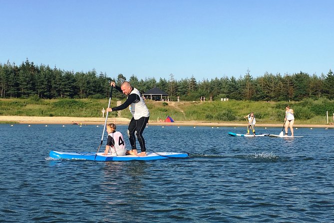 SUP - Stand Up Paddle - Kitesurfing - Wingfoil & Kitefoil courses - The lake setting and the Varde location