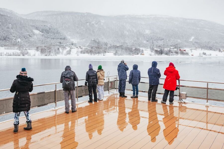 Tromsø: Arctic Fjord Cruise With Stop On Land At Fish Racks - A boat designed for long, cold views