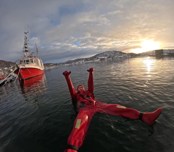 Tromsø: Arctic Fjord Floating in Survival Suit - The strange pleasure of floating in cold water