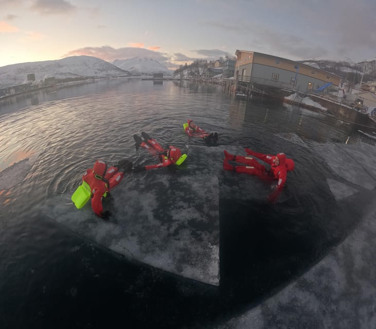 Tromsø: Arctic Fjord Floating in Survival Suit - The 20-minute safety briefing