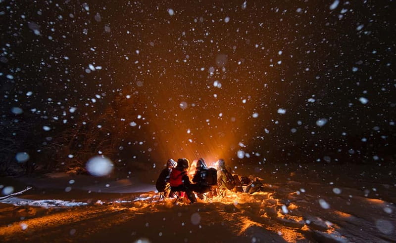 Tromsø: Aurora Hunt with Citizen Science - Campfire soup and a warm pause