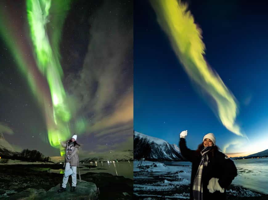 Tromsø: Northern Lights Chase with Free Photos - Waiting under the Arctic sky