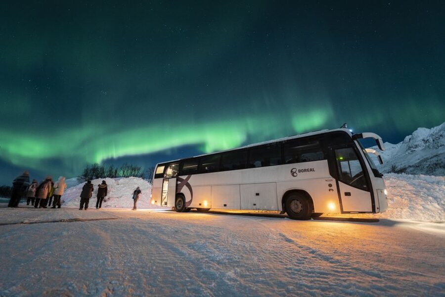 Tromso: Northern Lights Chase with Photo Package Included - The first stop: reading the sky away from Tromsø