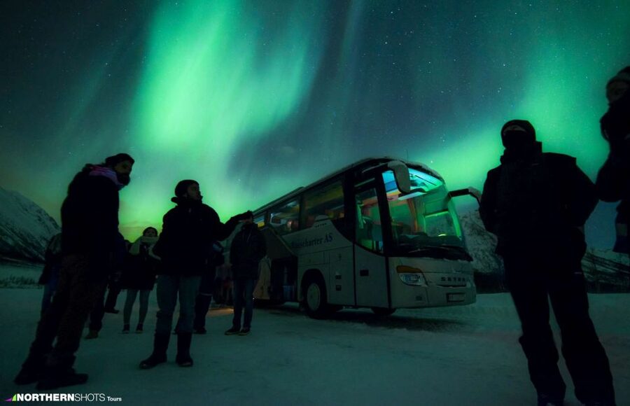 Tromso: Northern Lights Photography Tour by Bus (or miniBus) - Choosing the viewing stop