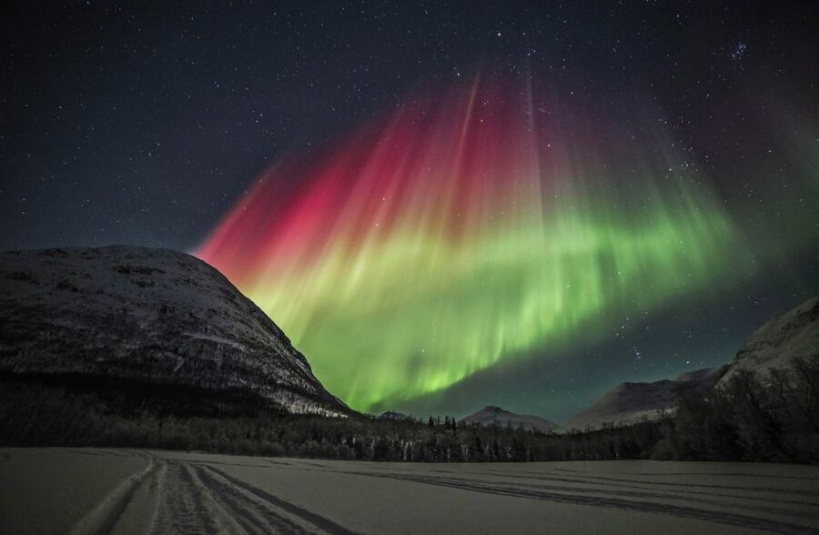 Tromso: Northern Lights Photography Tour by Bus (or miniBus) - Hot chocolate, cookies, and the cold