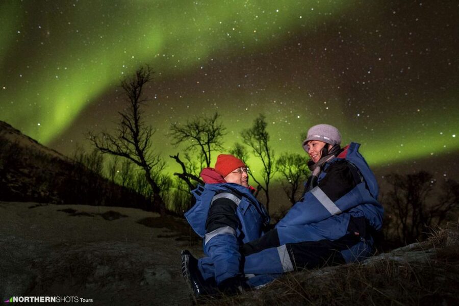 Tromso: Northern Lights Photography Tour by Bus (or miniBus) - The first two hours: driving toward clearer skies