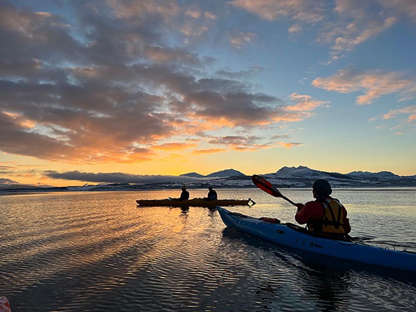 Tromsø: Winter Sea Kayaking Tour with Wildlife Sightings - From Tromsø meeting point to the basecamp