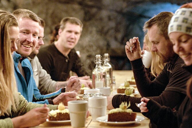 Underground Adventure Tour in Sweden - Fika in an old dynamite storage room