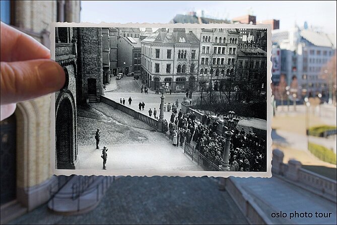 Unknown war. Oslo and Norway during 1940-45 - Stortorvet and University Square