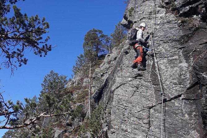Via Ferrata Åndalsnes West Wall - Climbing the three-part West Wall