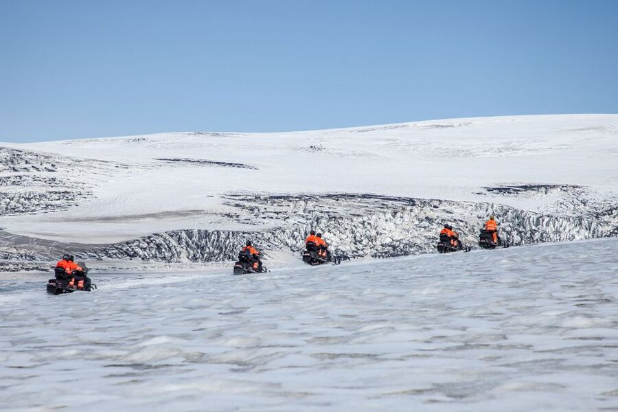 Vik: Mýrdalsjökull Snowmobile Adventure - The views above Katla Volcano